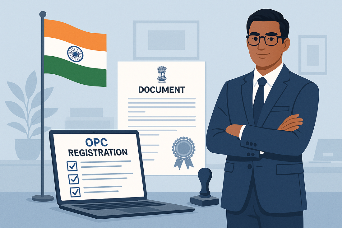 Registering a One Person Company (OPC) in India: