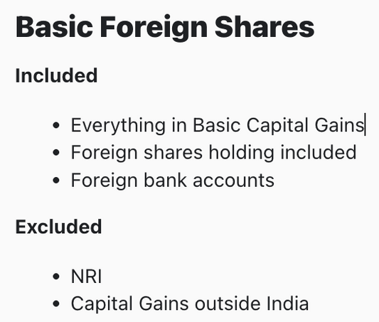 Foreign Shares Basic