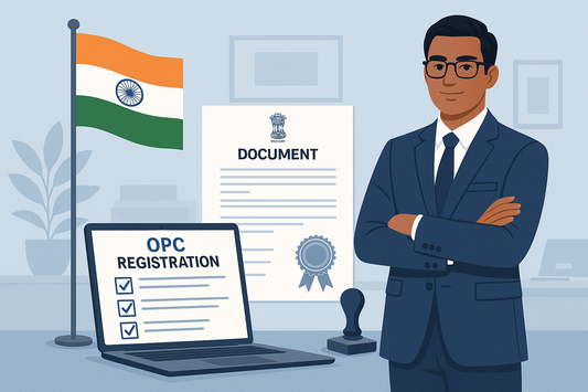 Registering a One Person Company (OPC) in India: